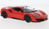 Bburago Ferrari 488 Pista 2018, piros/fehér (18-26026RED) (1:24)