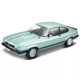   Bburago Ford Capri MK III 2.8 Injection 1982, metálszürke (18-21093GREEN) (1:24)