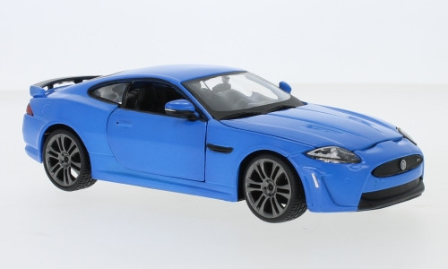 Bburago Jaguar XKR-S, matt világoskék (18-21063BLUE) (1:24)