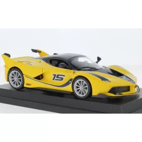   Bburago Ferrari FXX-K 2015, sárga/fekete (18-26301YELLOW) (1:24)