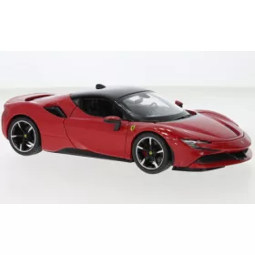   Bburago Ferrari SF90 Stradale, piros/fekete (18-26028RED) (1:24)