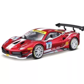   Bburago Ferrari 488 Challenge 2017, N.Nielsen, 11, Formula Racing (18-26308RED) (1:24)