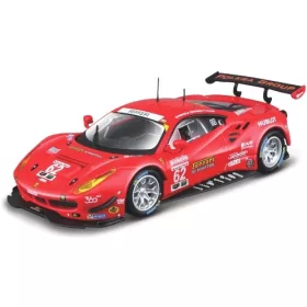   Bburago Ferrari 488 GTE 2017, 24h Daytona, G.Fisichella, T.Vilander, J.Calado, 62, Ferrari of Houston (18-36301RED) (1:43)