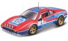 Bburago Ferrari 308 GTB 1982, Pioneer, Rally Monte Carlo, J-C.Andruet, Biche, 3, Scuderia Ferrari (18-36304R) (1:43)