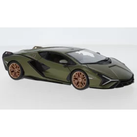   Bburago Lamborghini Sian FKP 37 2019, matt olíva (18-21099MET.-GREEN) (1:24)