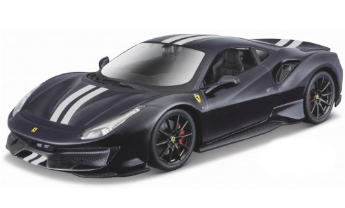 Bburago Ferrari 488 Pista 2018, sötétkék/ezüst (18-26026DARKBLUE) (1:24)