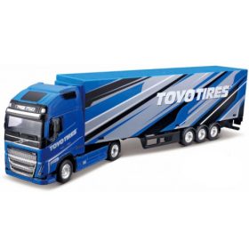   Bburago Volvo FH16 GL 750 XXL nyergesvontató, dobozos félpótkocsival - Toyo Tires (18-31461T) (1:43)