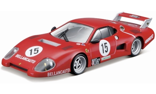 Bburago Ferrari 512 BB Series II 1981, 1000km Monza, M.Flammini, S.Dini, F.Violati, 15, Bellancauto (18-36308) (1:43)