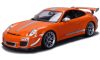 Bburago Porsche 911 GT3 RS 4.0 (997/II) narancs/ezüst, 2012 (18-11036ORANGE) (1:18)