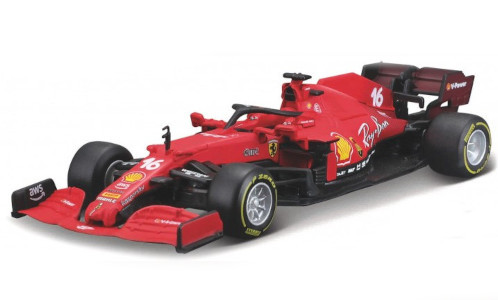 Bburago Ferrari SF21 2021, Formula-1, C.Leclerc, 16, Scuderia Ferrari (18-36829L) (1:43)