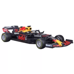   Bburago Red Bull Honda RB16B 2021, figurával, Formula-1, M.Verstappen, 33, Red Bull Racing Honda (18-38056V) (1:43)