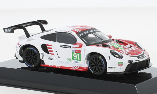 Bburago Porsche 911 RSR 2020, 24h Le Mans, 91 (18-38308) (1:43)