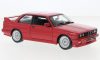 Bburago BMW M3 (E30) piros, 1988 (18-21100RED) (1:24)