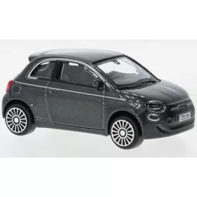 Bburago Fiat 500e 2021, metálszürke (18-30456GREY) (1:43)