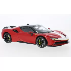   Bburago Ferrari SF90 Stradale, Dekor, 2021, piros (18-16911) (1:18)