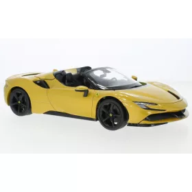   Bburago Ferrari SF90 Spider 2021, metálsárga (18-16016YELLOW) (1:18)