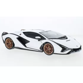   Bburago Lamborghini Sian FKP 37 2019, fehér/fekete (18-11046white/black) (1:18)