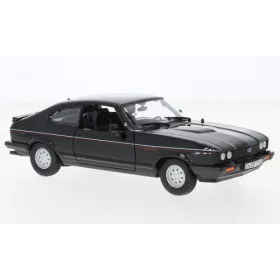   Bburago Ford Capri MK III Injection, Dekor, 1982, fekete (18-21093BLACK) (1:24)
