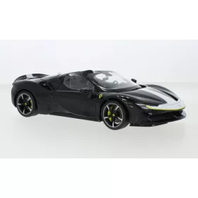   Bburago Ferrari SF90 Stradale Assetto Fiorano, fekete/fehér (18-16910BLACK) (1:18)