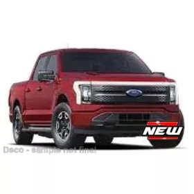   Bburago Ford F-150 Lightning 2022, metálpiros (18-30467RED) (1:43)