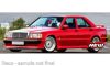 Bburago Mercedes-Benz 190 E (W201) piros, 1987 (18-21103RED) (1:24)