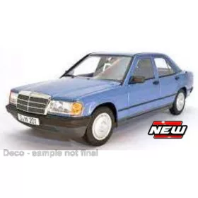   Bburago Mercedes-Benz 190 E (W201) kék, 1987 (18-21103BLUE) (1:24)