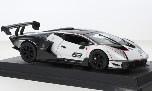 Bburago Lamborghini Essenza SCV12, 63, Squadra Corse (18-28023) (1:24)