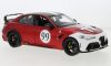 Bburago Alfa Romeo Giulia GTAm 2020, metálpiros/fehér (18-11049RACING) (1:18)