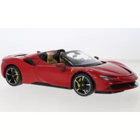   Bburago Ferrari SF90 Stradale Hybrid Spider 2020, piros (18-16016RED) (1:18)