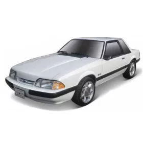 Bburago Ford Mustang LX 1988, fehér (18-59115WHITE) (1:64)