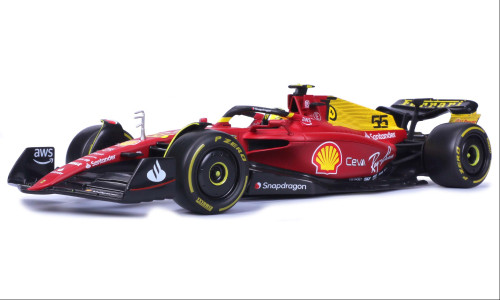 Bburago Ferrari F1-75 2022, Formula-1, GP Monza, C.Sainz Jr., 55, Scuderia Ferrari (18-36831SM) (1:43)