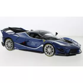   Bburago Ferrari FXX-K Evo No.27 Dekor, 2018, metálkék (18-16012BLUE) (1:18)