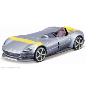   Bburago Ferrari Monza SP1, metálszürke/sárga (18-36046G) (1:43)