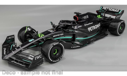 Bburago Mercedes AMG W14 E Performance 2023, Petronas, Formula-1, G.Russell, 63, Mercedes AMG Petronas Formula One Team (18-28028R) (1:24)