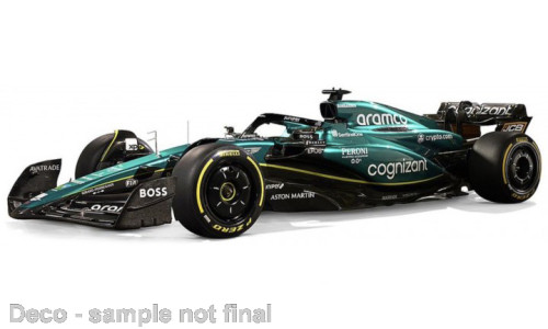 Bburago Aston Martin AMR23 2023, Cognizant, Formula-1, F.Alonso, 14, Aston Martin Aramco Cognizant F1 Team (18-38091A) (1:43)