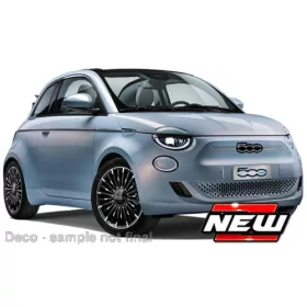 Bburago Fiat 500e, világoskék (18-21110LIGHTBLUE) (1:24)