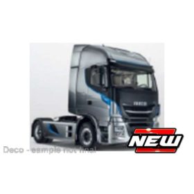  Bburago Iveco S-Way 570 nyergesvontató, ezüst/fekete (18-32208) (1:43)