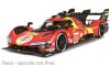 Bburago Ferrari 499P 2023, 24h Le Mans, J.Calado, A.Giovinazzi, A.Pier Guidi, 51, Scuderia Ferrari (18-26309) (1:24)