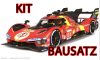 Bburago Ferrari 499P 24h Le Mans, J.Calado, A.Giovinazzi, A.Pier Guidi, 51, építőkészlet (18-26583) (1:24)