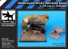 Black Dog D35009 Megsemmisített M1A1 Abrams - Destroyed M1A1 Abrams base 1/35 dioráma makett