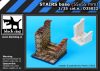 Black Dog D35014 Fal homokzsákokkal - Wall with sandbags base 1/35 dioráma makett