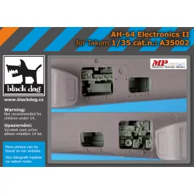   Black Dog A35002 AH-64 electronics II for Takom makett dioráma kiegészítő (1/35)