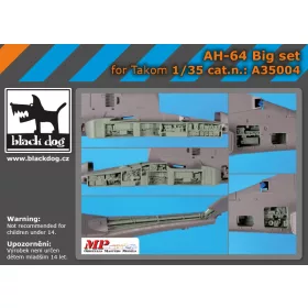   Black Dog A35004 AH-64 Big set for Takom makett dioráma kiegészítő (1/35)