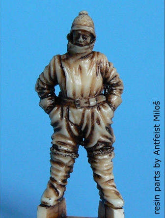 Black Dog A48005 German pilot winter WW I makett dioráma kiegészítő (1/48)