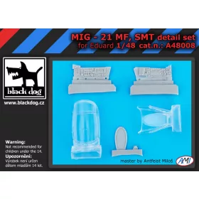   Black Dog A48008 Mig 21 MF,SMT for Eduard makett dioráma kiegészítő (1/48)