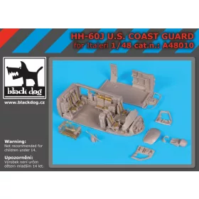   Black Dog A48010 HH-60J U.S Coast Guard for Italeri makett dioráma kiegészítő (1/48)