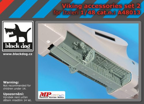 Black Dog A48013 Viking accessories set N°2 for Italeri makett dioráma kiegészítő (1/48)