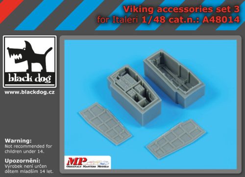 Black Dog A48014 Viking accessories set N°3 for Italeri makett dioráma kiegészítő (1/48)