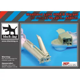   Black Dog A48021 Westland Lynx HMA8 accessories set big set for Airfix makett dioráma kiegészítő (1/48)