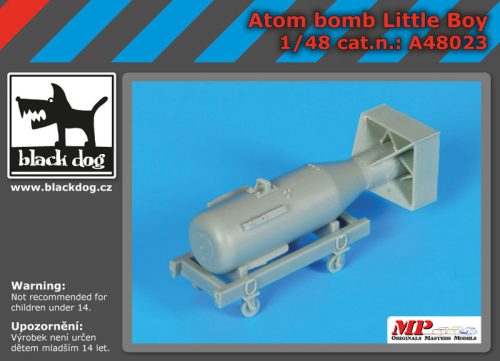 Black Dog A48023 Atom bomb Little Boy makett dioráma kiegészítő (1/48)